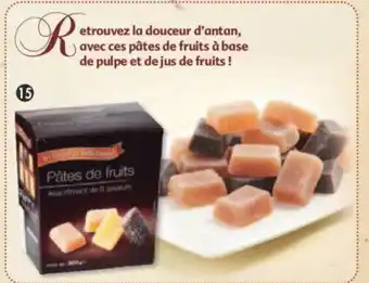 Maximo Assortiment de pâtes de fruits.. aux 6 saveurs offre