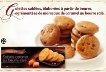 Maximo Sablés caramel au beurre salé 4 sachets fraîcheur offre