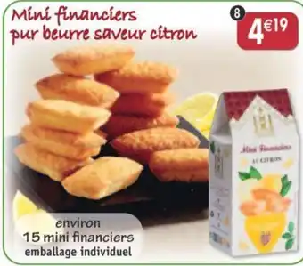 Maximo Mini financiers pur beurre saveur citron offre