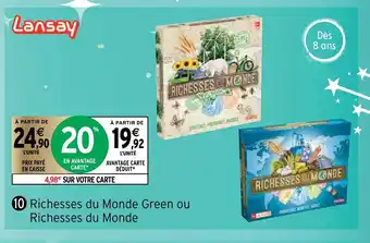 Intermarché Richesses Du Monde Green Ou Richesses Du Monde offre