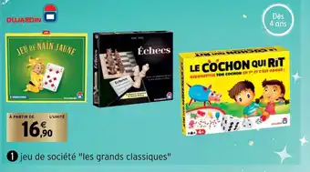 Intermarché Jeu De Sociètè "Les Grands Classiques" offre