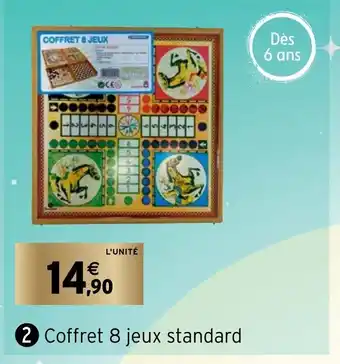 Intermarché Coffret 8 Jeux Standard offre