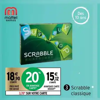 Intermarché Scrabble Classique offre
