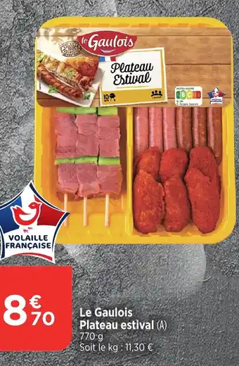 Bi1 Le Gaulois Plateau estival (A) 770 g offre
