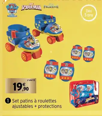 Set Patins a Roulettes Ajustables + Protections