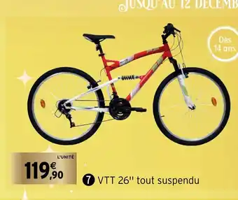 Intermarché VTT 26" Tout Suspendu offre