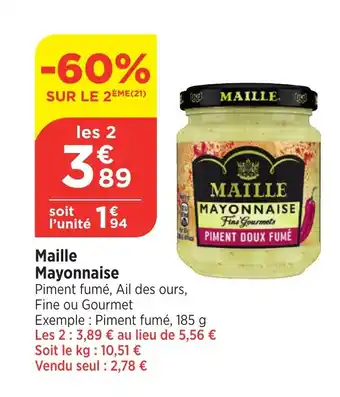 Bi1 Maille Mayonnaise offre