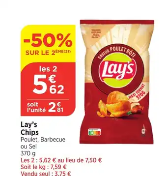 Bi1 Lay's Chips offre