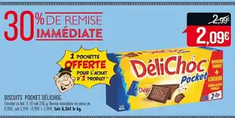 Match BISCUITS POCKET DÉLICHOC offre