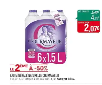 Match EAU MINÉRALE NATURELLE COURMAYEUR offre