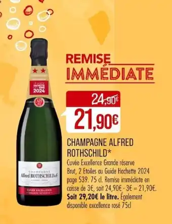 Match CHAMPAGNE ALFRED ROTHSCHILD* offre