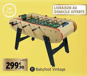 Intermarché Babyfoot Vintage offre