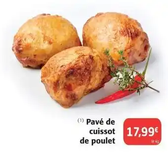 Colruyt Pave de cuissot de poulet offre