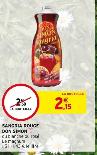 Intermarché Hyper SANGRIA ROUGE DON SIMON offre