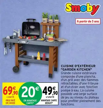 Intermarché Hyper CUISINE D'EXTÉRIEUR "GARDEN KITCHEN" offre