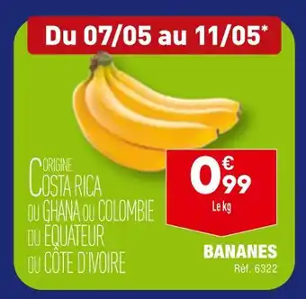 ALDI BANANES offre