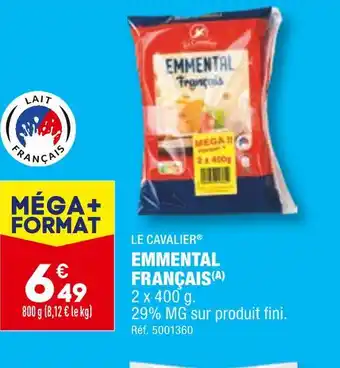 ALDI LE CAVALIER EMMENTAL FRANÇAIS offre