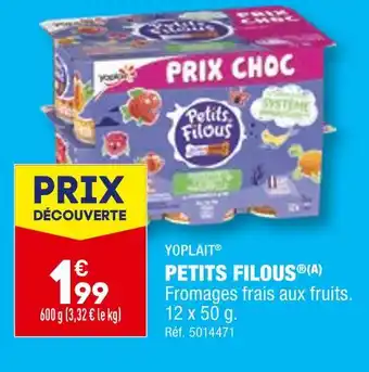 ALDI YOPLAIT PETITS FILOUS offre