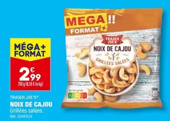 ALDI TRADER JOE’S NOIX DE CAJOU offre