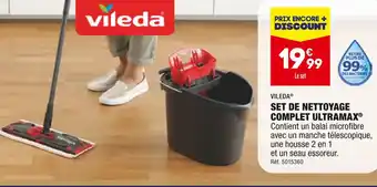 ALDI VILEDA SET DE NETTOYAGE COMPLET ULTRAMAX offre