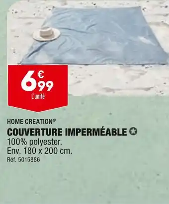 ALDI HOME CREATION COUVERTURE IMPERMÉABLE offre