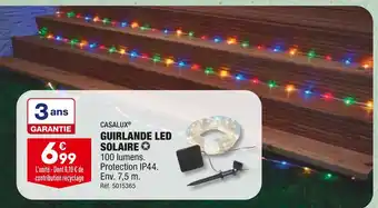 ALDI CASALUX GUIRLANDE LED SOLAIRE offre