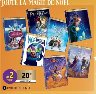 Intermarché DVD Disney Mix offre