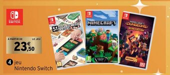 Intermarché Jeu Nintendo Switch offre
