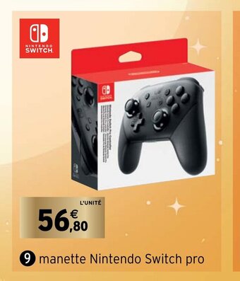 Intermarché Manette Nintendo Switch Pro offre