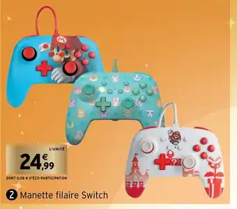 Manette Filaire Switch
