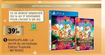 Marsupilami : Le Secret Du Sarcophage Edition Tropicale - Microids