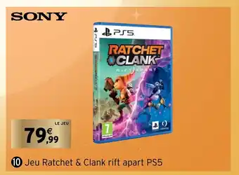 Intermarché Jeu Ratchet & Clank Rift Apart PS5 offre
