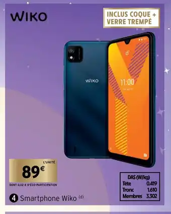 Intermarché Smartphone Wiko offre