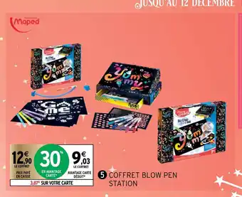 Intermarché Coffret Blow Pen Station offre