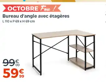 Bureau D'Angle Avec ètagères