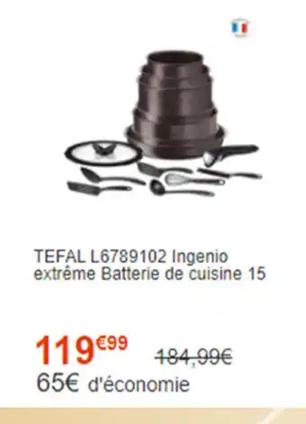 Tefal L6789102 Ingenio Extrème Batterie De Cuisine 15
