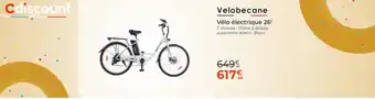 Cdiscount Vèlo èlectrique 26" offre