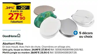 Castorama GoodHome Abattant Pilica offre