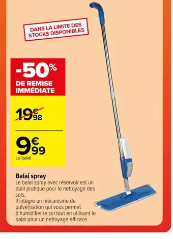 Carrefour Balai spray offre