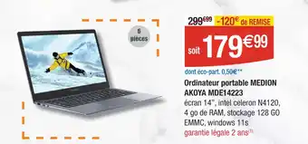 Cora x Carrefour Ordinateur portable MEDION offre