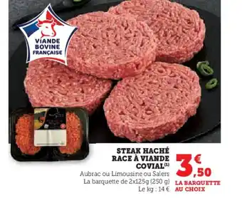 Hyper U STEAK HACHÉ RACE À VIANDE COVIAL offre