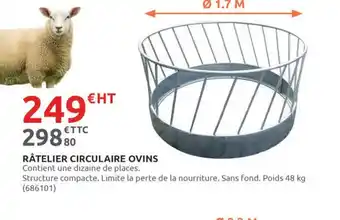 Rural Master RÂTELIER CIRCULAIRE OVINS offre