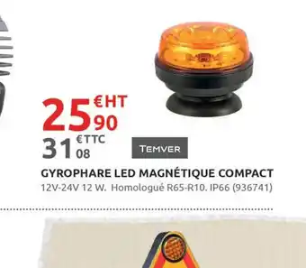 Rural Master GYROPHARE LED MAGNÉTIQUE COMPACT offre