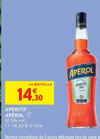Intermarché Express APÉRITIF APEROL offre