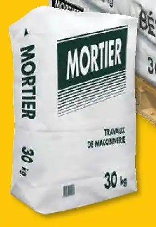 Brico Dépôt MORTIER UNIVERSEL 30 KG(¹) offre