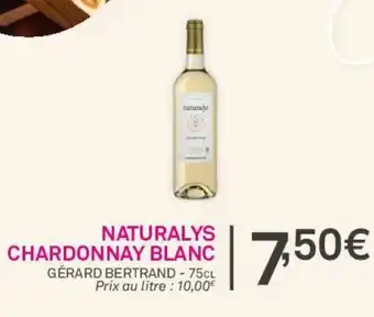 Le grand panier bio NATURALYS CHARDONNAY BLANC offre