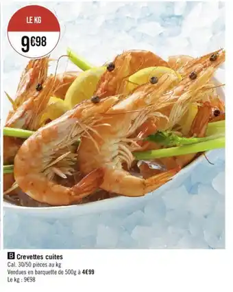 Casino Supermarchés Crevettes cuites offre