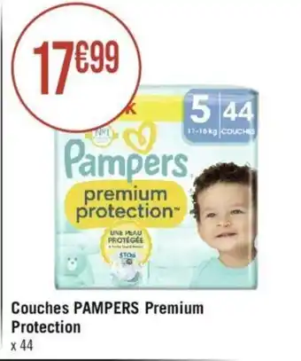 Casino Supermarchés Couches PAMPERS Premium Protection offre