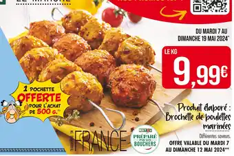 Match Produit élaboré : Brochette de boulettes marinées offre