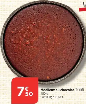 Maximarché Moelleux au chocolat (8)(10)(B) 450 g offre